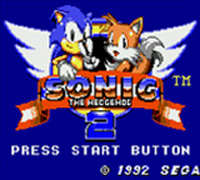 Sonic The Hedgehog 2 title Screen
